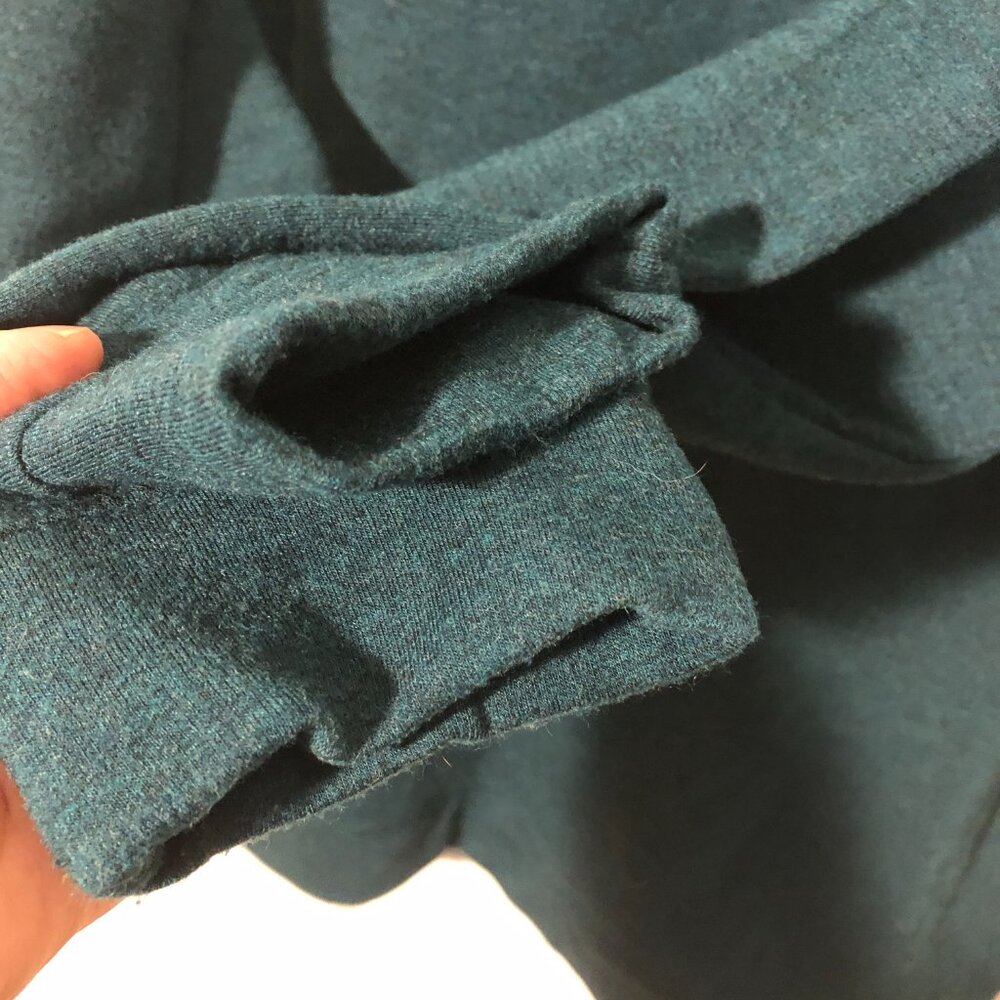 Orvis men teal crew neck long sleeve sweater, L - Picture 8 of 8